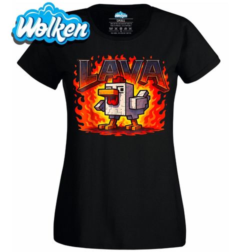 Obrázek produktu Dámské tričko Lava Chicken Minecraft Kuře