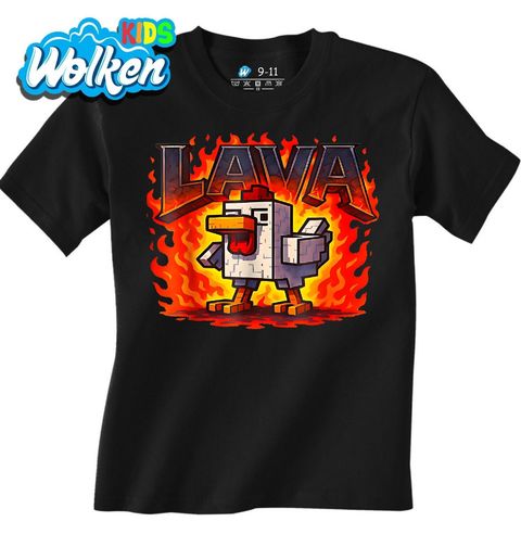 Obrázek produktu Dětské tričko Lava Chicken Minecraft Kuře