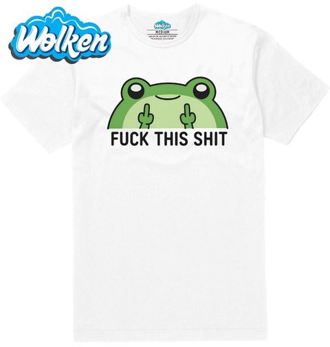 Obrázek produktu Pánské tričko Rebelská Žába Fuck this shit!