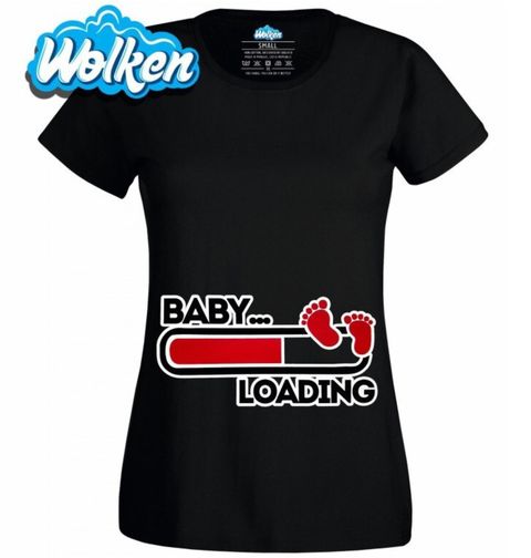 Obrázek produktu Dámské tričko Baby Loading "Dítě – Načítání"