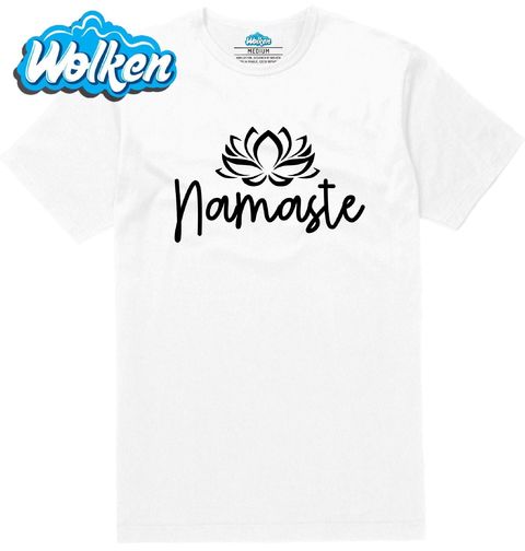 Obrázek produktu Pánské tričko Namaste Černobílý Lotosový květ