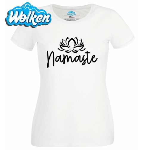 Obrázek produktu Dámské tričko Namaste Černobílý Lotosový květ