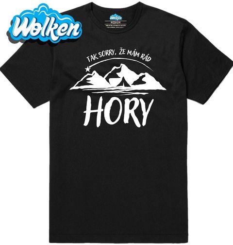 Obrázek produktu Pánské tričko Tak sorry, že mám rád hory