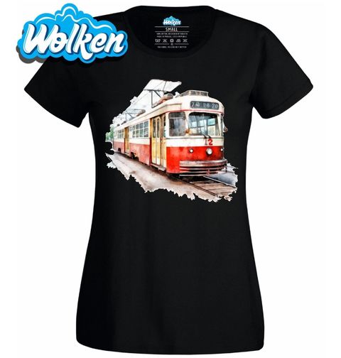 Obrázek produktu Dámské tričko Vintage tramvaj