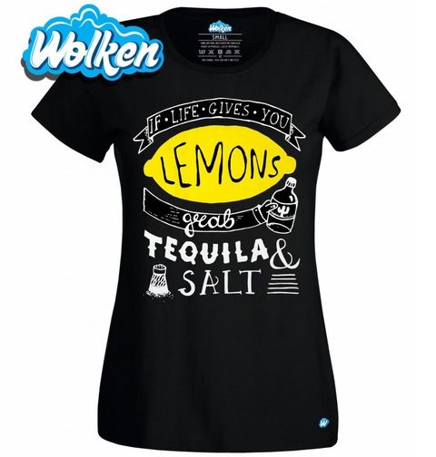 Obrázek produktu Dámské tričko Když ti dá život citron, potřebuješ tequilu