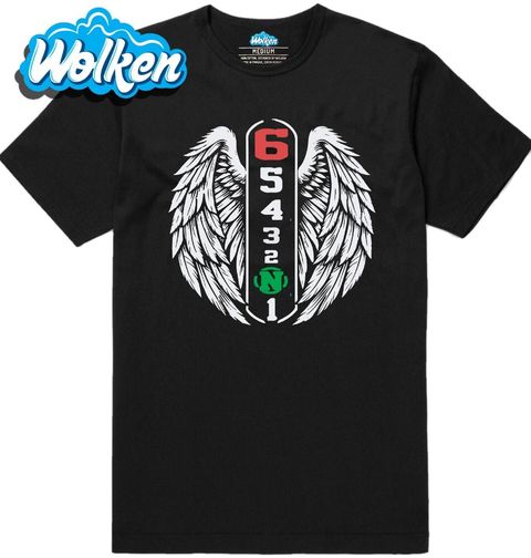 Obrázek produktu Pánské tričko Andělská převodovka s křídly