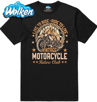 Pánské tričko Žij pro jízdu, jezdi pro život Live to Ride, Ride to Live.jpg