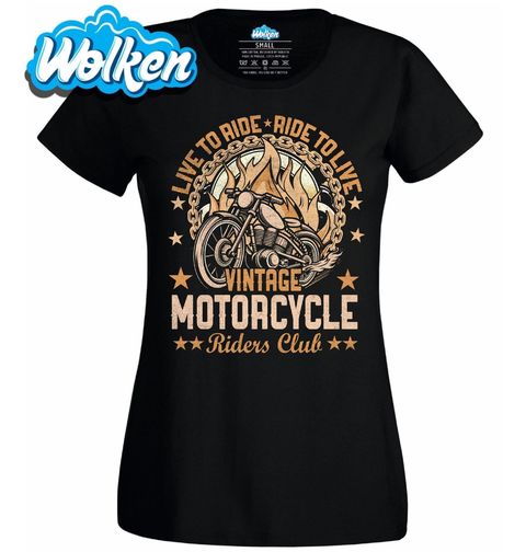 Obrázek produktu Dámské tričko Žij pro jízdu, jezdi pro život Live to Ride, Ride to Live