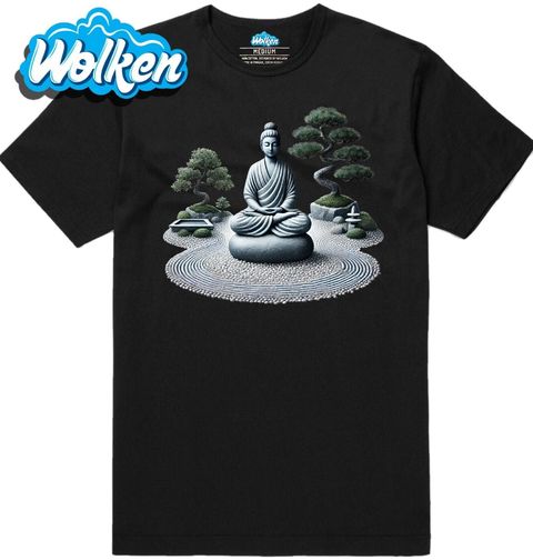 Obrázek produktu Pánské tričko Buddha mezi Bonsajemi