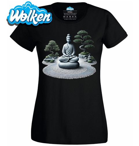 Obrázek produktu Dámské tričko Buddha mezi Bonsajemi