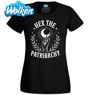 Dámské tričko Kletba na Patriarchát Feminist Witch.jpg