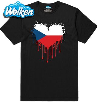 Pánské tričko Tající srdce Heart of Czechia.jpg