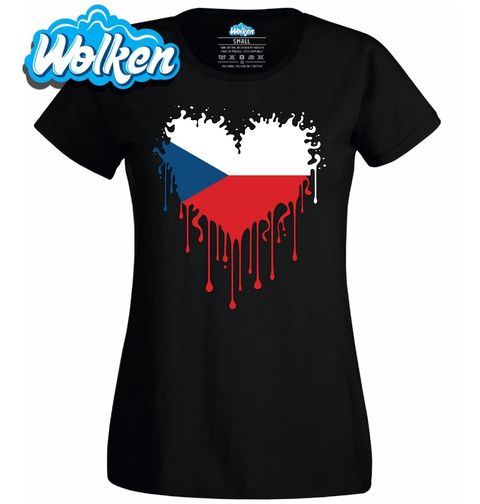Obrázek produktu Dámské tričko Tající srdce Heart of Czechia