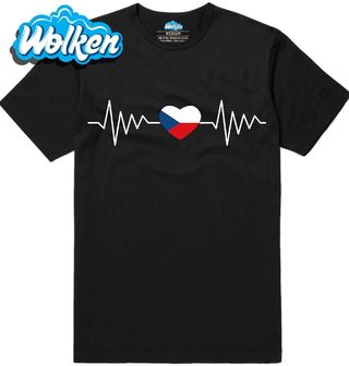 Pánské tričko Kardiogram a České srdce.jpg
