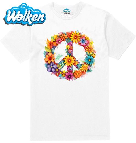 Obrázek produktu Pánské tričko Květinový Mír Peace Flowers