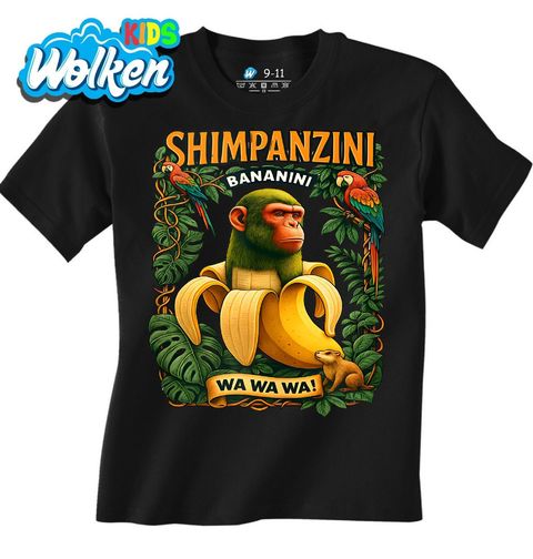 Obrázek produktu Dětské tričko Shimpanzini Bananini Wa Wa Wa!