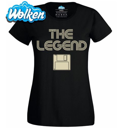 Obrázek produktu Dámské tričko Legendární Disketa The Legend