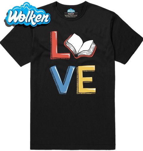 Obrázek produktu Pánské tričko Láska v knihách LOVE Books