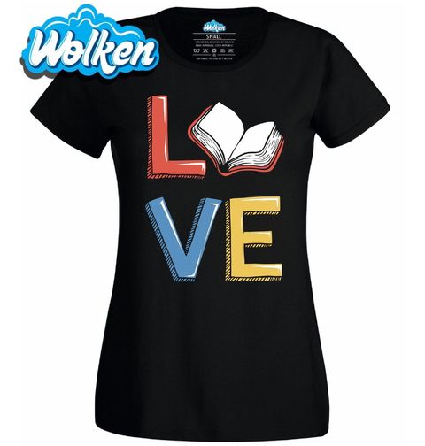 Obrázek produktu Dámské tričko Láska v knihách LOVE Books