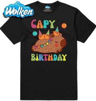 Pánské tričko Narozeninová Kapybara Capy Birthday.jpg
