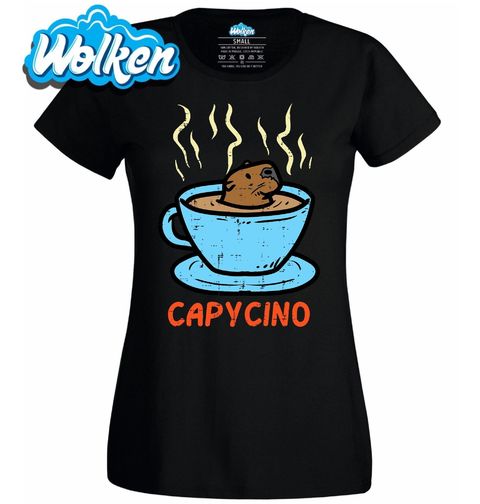Obrázek produktu Dámské tričko Kapybara v Kávě Capycino