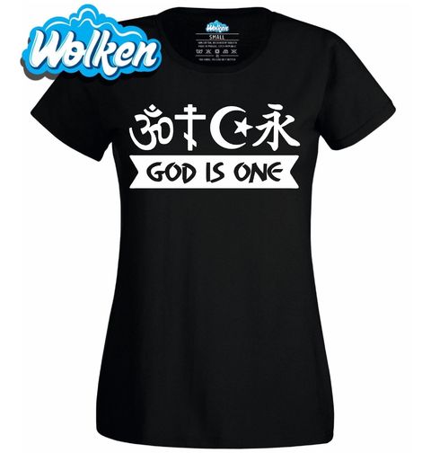 Obrázek produktu Dámské tričko Bůh je jeden God is One