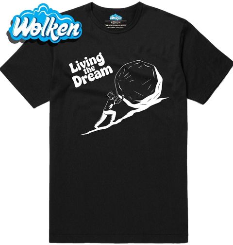 Obrázek produktu Pánské tričko Sisyfovská práce Living the Dream