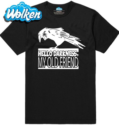 Obrázek produktu Pánské tričko Temný Havran Hello Darkness My Old Friend