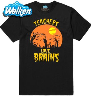 Pánské tričko Učitelé Milují Mozky Teachers Love Brains.jpg