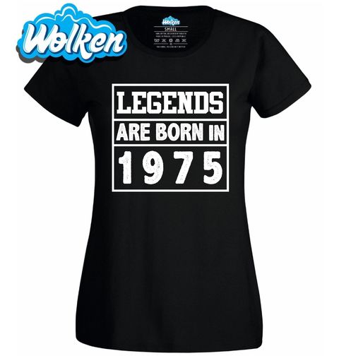 Obrázek produktu Dámské tričko Legendy se rodí 1975