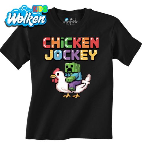 Obrázek produktu Dětské tričko Zombie žokej na slepici Chicken Jockey