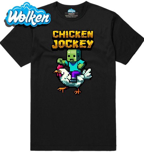 Obrázek produktu Pánské tričko Kuřecí jezdec z Minecraftu Chicken Jockey
