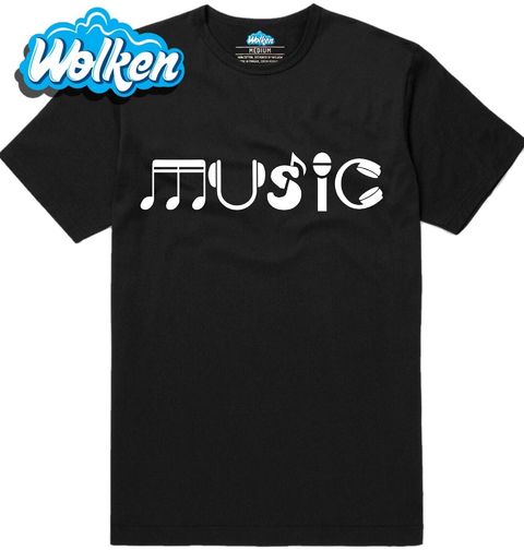 Obrázek produktu Pánské tričko Hudební Prvky Music