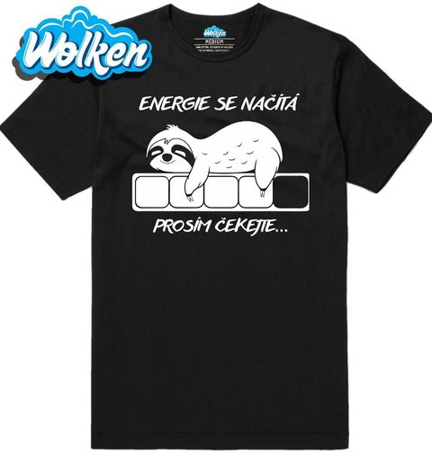 Obrázek produktu Pánské tričko Lenochod Energie se načítá prosím čekejte