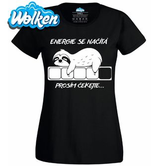 Dámské tričko Lenochod Energie se načítá prosím čekejte.jpg