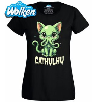 Dámské tričko Kočka Cthulhu Cathulhu.jpg