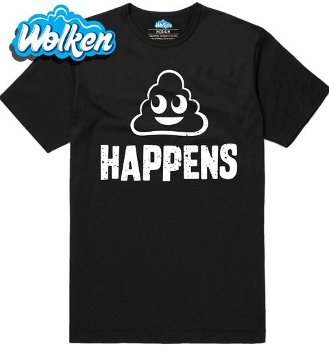 Obrázek produktu Pánské tričko Shit Happens Poop Emoji