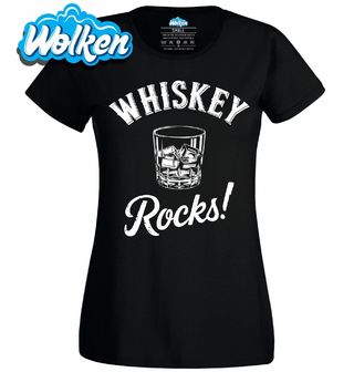 Dámské tričko Whisky s Ledem Whiskey Rocks!.jpg