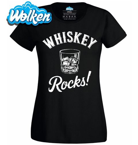 Obrázek produktu Dámské tričko Whisky s Ledem Whiskey Rocks!