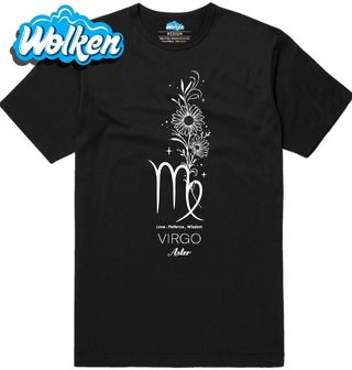 Pánské tričko Horoskop Panna Květina Osudu Aster.jpg