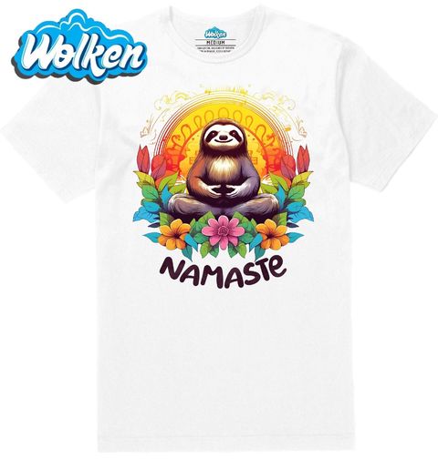 Obrázek produktu Pánské tričko Meditující Lenochod Namaste