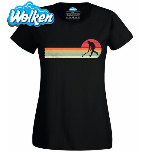 Obrázek produktu Dámské tričko Hráč Pozemního Hokeje Retro Vintage Hockey