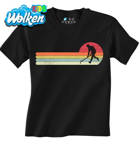 Obrázek produktu Dětské tričko Hráč Pozemního Hokeje Retro Vintage Hockey