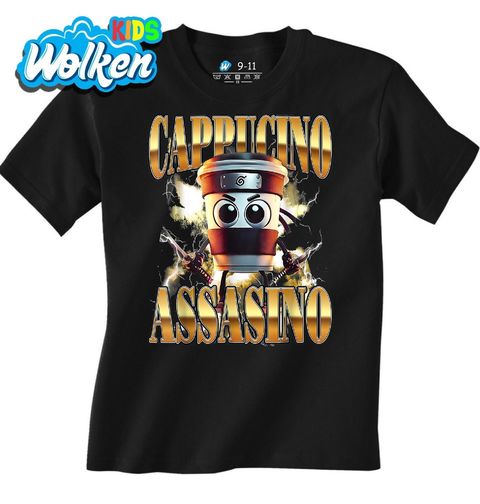 Obrázek produktu Dětské tričko Italský Brainrot Cappuccino Assasino