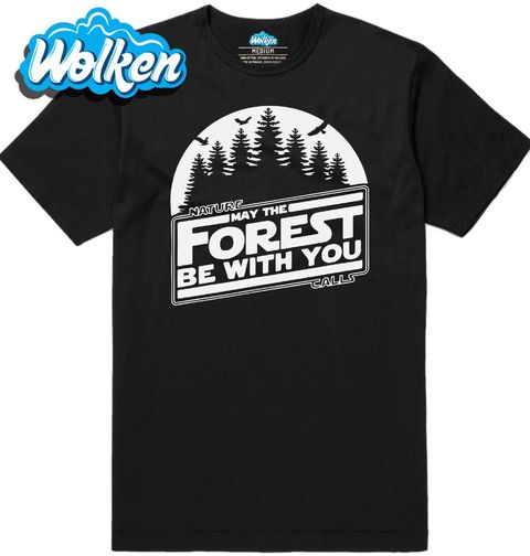 Obrázek produktu Pánské tričko Síla lesa ať je s tebou Star Wars