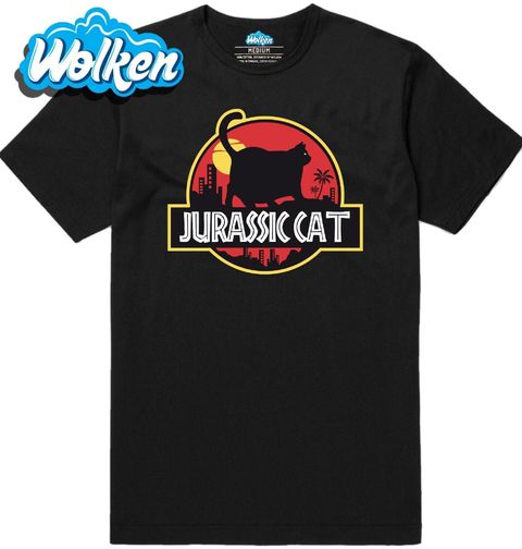 Obrázek produktu Pánské tričko Jurská Kočka Jurassic Cat