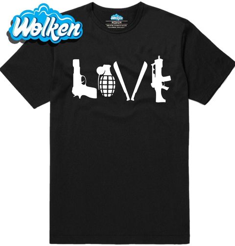 Obrázek produktu Pánské tričko Láska ke zbraním LOVE