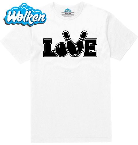 Obrázek produktu Pánské tričko Láska k bowlingu LOVE