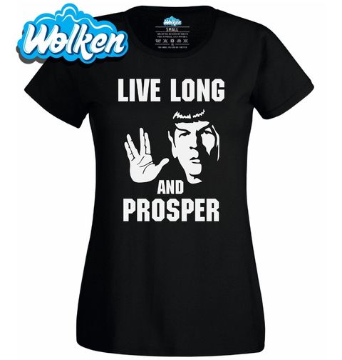 Obrázek produktu Dámské tričko Žij dlouho a blaze Star Trek