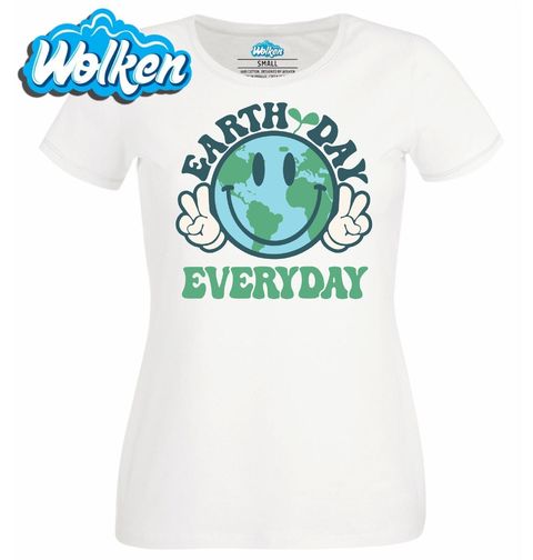 Obrázek produktu Dámské tričko Emoji Planeta Earth Day Everyday